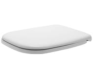 Сиденье для унитаза DURAVIT D-CODE автоматическое опускание, белое, петли пластик 0067390000