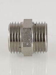 Ниппель VALTEC  1/2" латунь никелированная VTr.582.N.0004
