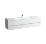 Тумба под умывальник Laufen CASE for Living Square 4.0136.1.075.464(475).1 (1790х475х460) 1 ящик, 2 дв., белый глян