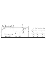      Duravit L-Cube 720400547 1 ,   LC581102222