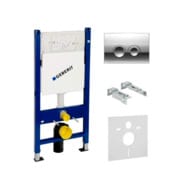 GEBERIT Duofix SET Комплект для подвесного унитаза (монтажный эл-т, клавиша, крепёж, звукоизоляция) 458.161.21.1