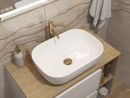 Раковина Cersanit MODUO 50 SQUARE (500х360х150) на столешницу, белая 63570