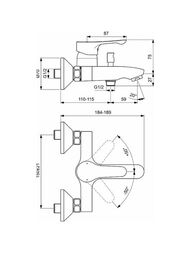 ��������� ��� �����/���� Ideal Standard ALPHA ���������, �������������, ���� BC654AA