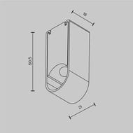 �������� ��� ���������� ������� ��� ������� Maytoni Axity (������) CA010SM-BS, ������