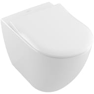 Унитаз подвесной Villeroy & Boch Subway 2.0 5614 R2 R1 (370х560) без ободка, с сиденьем микролифт