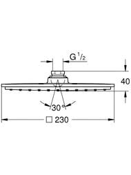 ������� ��� Grohe Allure 27479000 230�230��, ���� �����, ����