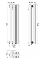  -11   500135 (3 ) . , . ., 1/2", 00-0302-5003