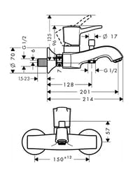������! ��������� Hansgrohe Metropol Classic 31340000 ��������� ��� �����, ������������, ����
