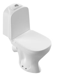 Унитаз компакт Sanita Luxe CLASSIC Basic (630x350x790) сиденье из термопласта, микролифт WC.CC/Classic/2-TM/WHT.G/S1