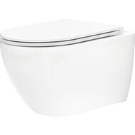 Унитаз подвесной TECEspring R 360х350х530 безободковый, с сиденьем, Tornado flush, белый 9700998