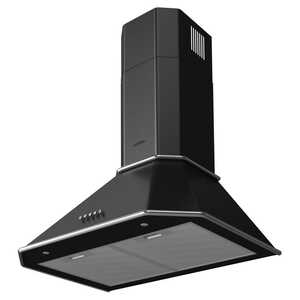 Вытяжка Korting KHC 6839 NX (598х450) 850 м3/ч, 190 Вт, черная матовая/хром