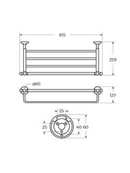    ART&MAX Antic Crystal :  AM-E-2622SJ-Br