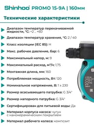    SHINHOO PROMO 15-9A,  9, 1,753/, G3/4", 1230,   71411001