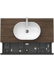 ����� ��� �������� Duravit D-Neo 1200�550�644 ���������, 2 �����, ���� ������ DE4969004210000