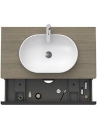 ����� ��� �������� Duravit D-Neo 1000�550�644 ���������, 2 �����, ��� ����� DE4968004350000