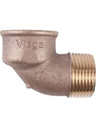 #*>Уголок VIEGA 1/2"НВ 90°, бронза арт. 264 024