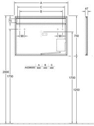 Зеркало Villeroy & Boch MORE TO SEE (600х750х47) с подсветкой A4296000 — изображение 5