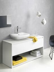 Смеситель Hansgrohe Logis 71091 для умывальника, высокий фиксированный излив, без донного клапана — изображение 11
