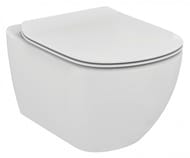 Инсталляция Ideal Standard ProSys, клавиша хром + Унитаз TESI RIMLESS без ободка + Сиденье микролифт