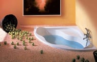 Ванна акриловая RAVAK GENTIANA 150x150 белая