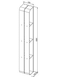 ����� Aquanet ������ � 150�1000�120 ���������, ������������, ����� ������� 326460
