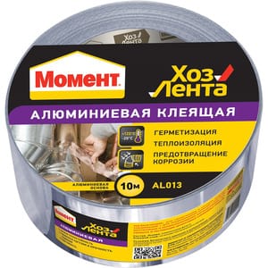 ХозЛента Момент 10м алюминиевая 1690067