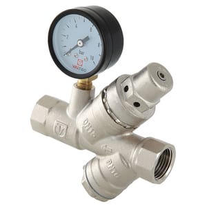 Подпиточный клапан VALTEC с фильтром и манометром 1/2