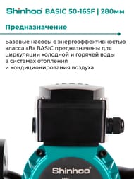   SHINHOO BASIC 50-16SF 3x380, DN 50, , 71222004