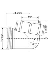  McAlpine  90 . 1.1/4"1.1/4" S4U