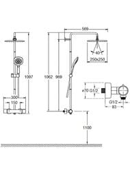   JACOB DELAFON ATOM E36125-CP (, /, )
