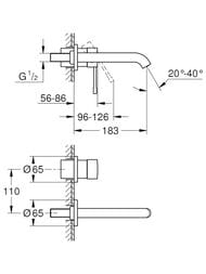 ��������� Grohe Essence 19408001 ��� �������� ������������, �� ��� ���������, ������� �����