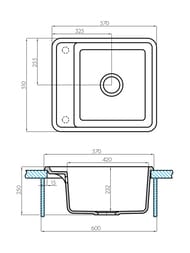 ����� ��������������� Aquaton ������ 57 (570�510�250) ���������, ������ 1A724932BS240