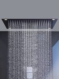 Верхний душ Axor ShowerHeaven 10623800 970х970мм потолочный монтаж, 3 режима, с подсветкой, нерж — изображение 3