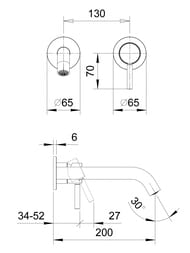 ��������� ��� �������� Fantini Nostromo 50P6E811B ������������, ��������., Matt British Gold