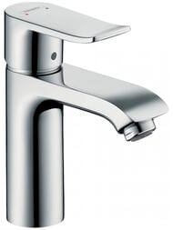 Смеситель Hansgrohe Metris 31074000 на раковину для водонагревателей открытого типа — миниатюра 1