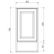 ���� � ����� Caprigo ������� ����� 360 bianco antico 364�730�180 ����� 33392L-�002