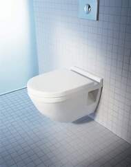 Унитаз подвесной DURAVIT STARCK 3 365х540х355 вертикальный смыв 2200090000