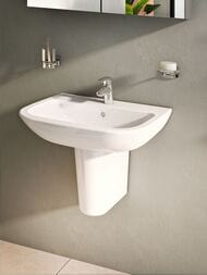 Полупьедестал для раковины Vitra S20 антибактериальное покрытие, белый 5281B003-7201