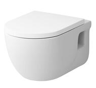 Унитаз подвесной AM.PM Like FlashClean (355х530х400) безободковый, сиденье с микролифтом C801701SC