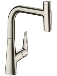 Смеситель Hansgrohe Talis Select M51 для кухни 220 вытяжной душ сталь 72824800 — миниатюра 1