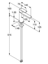 ��������� ������������ KLUDI RENON �� ���������� 110�� 42282N275
