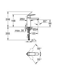 ��������� Grohe EuroSmart Cosmopolitan 23326000 ��� �����������, ������������