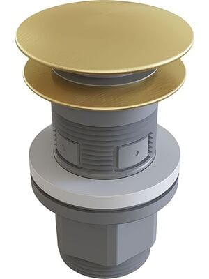 Донный клапан Aqueduto Ralo Push-Open, шлифованное золото RAL0250