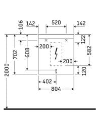 Зеркало Duravit Light and mirror 800х700х35 с подсветкой LM783600000