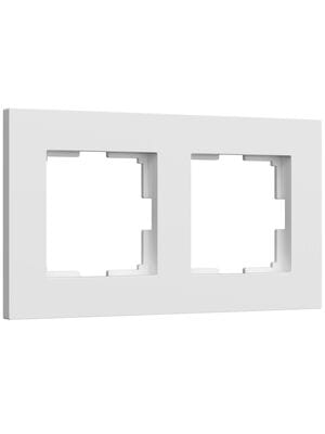 Рамка Werkel на 2 поста Slab (белый матовый) W0022961