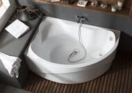 Ванна акриловая Aquanet JAMAICA 160х100 левая асимметричная, без гидромассажа, без обвязки 203986