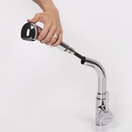 Смеситель WasserKRAFT Main 4166 для кухни с выдвижным изливом, хром