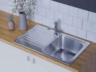 Смеситель для мойки Omoikiri Tonami-С хром,с краном для питьевой воды 4994012