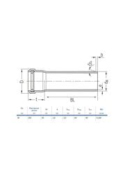 Канализационная труба REHAU 50/250 мм, шумопоглощающая, 11201041005