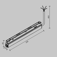 ���� ������� ������������ Maytoni  TRA034DR-100W-DD-W 48�, 100�� �������������, IP54, �����